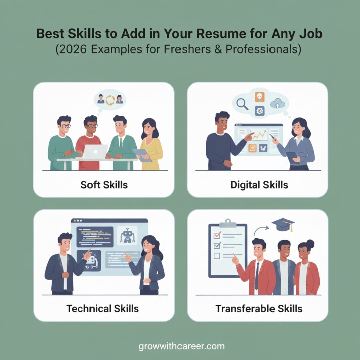 Best Skills to Add in Your Resume for Any Job (2026 Guide for Freshers & Professionals)