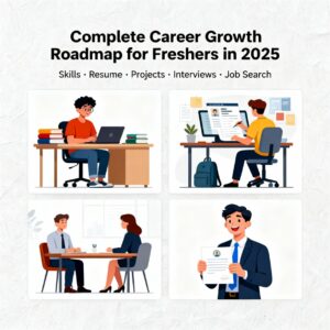 Career Growth Roadmap for Freshers (2025 Guide + Step-by-Step Plan)