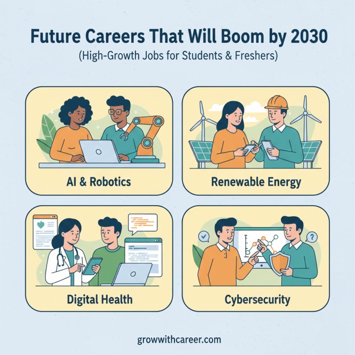 Future Careers That Will Boom by 2030 (High-Growth Jobs for Students & Freshers)