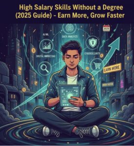 High Salary Skills Without a Degree (2025 Guide) – Earn More, Grow Faster