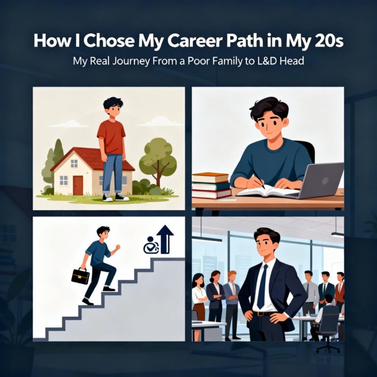 How I Chose My Career Path in My 20s (My Real Journey From a Poor Family to L&D Head)