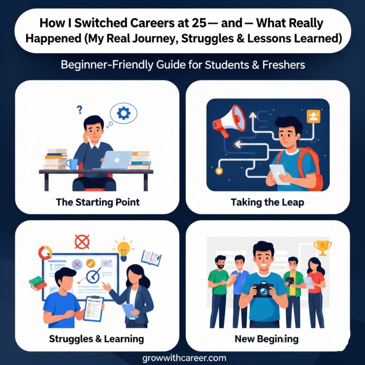How I Switched Careers at 25—and What Really Happened (My Real Journey, Struggles & Lessons Learned)