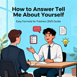 How to Answer “Tell Me About Yourself” – Easy Formula for Freshers (2025 Guide)