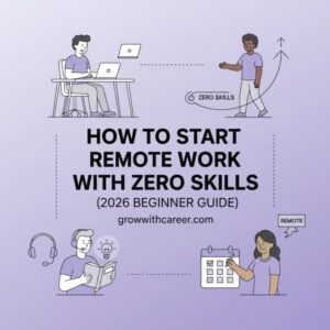 How to Start Remote Work with Zero Skills (2026 Beginner Guide)