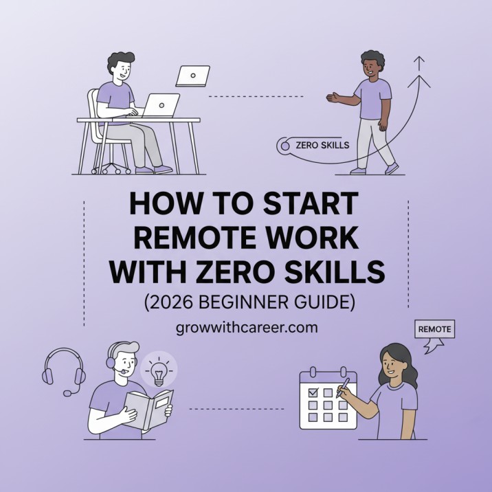 How to Start Remote Work with Zero Skills (2026 Beginner Guide)