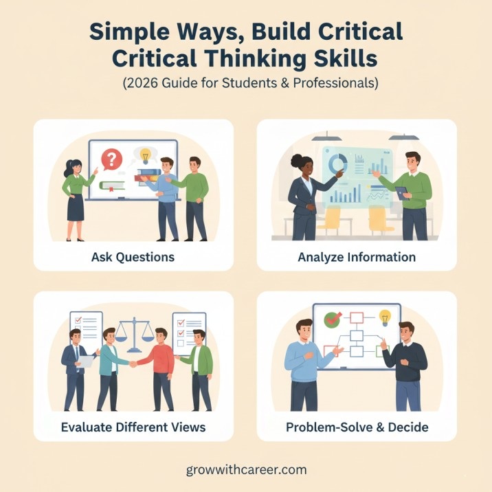 Simple Ways to Build Critical Thinking Skills (2026 Guide for Students & Professionals)