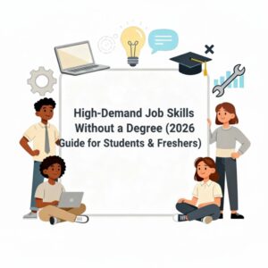 High-Demand Job Skills Without a Degree (2026 Guide for Students & Freshers)