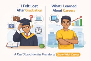 I Felt Lost After Graduation What I Learned About Careers (A Real Story from the Founder of Grow With Career)