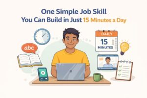 One Simple Job Skill You Can Build in Just 15 Minutes a Day (2026 Guide for Indians)