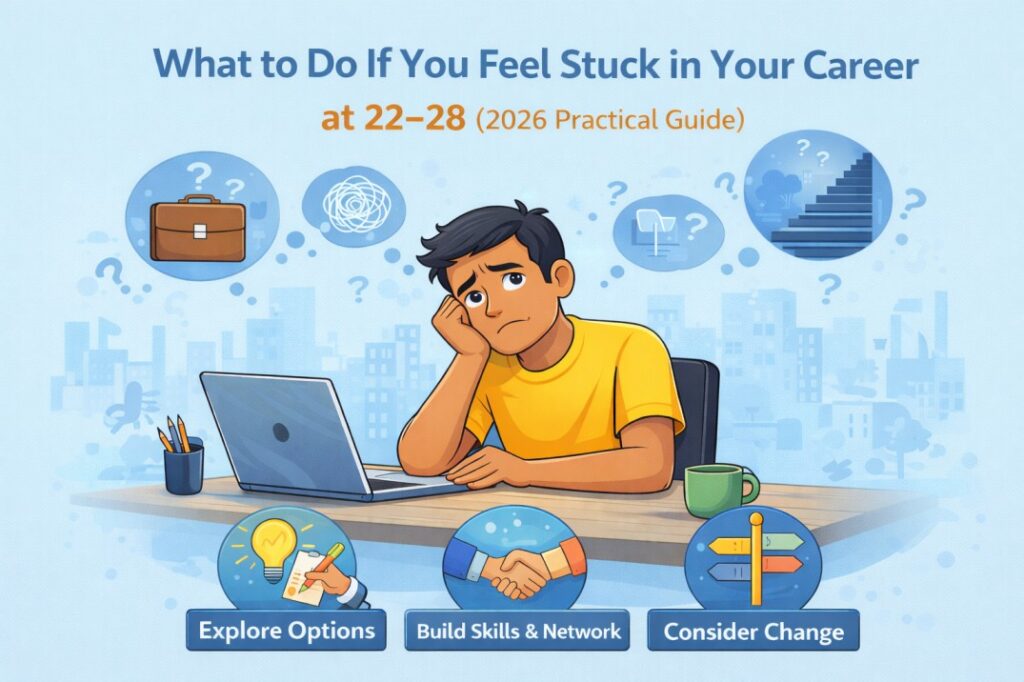 What to Do If You Feel Stuck in Your Career at 22–28 (2026 Practical Guide)