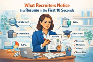 What Recruiters Notice in a Resume in the First 10 Seconds (2026 Shortlisting Guide)